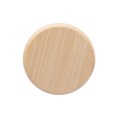 Porta Mantimento Wolff 120ml Vidro Borossilicato com Tampa Bambu Elegante Transparente