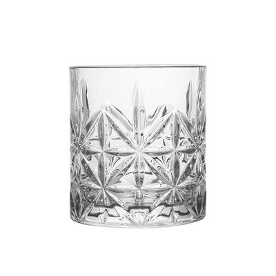 Conjunto 6 Copos Baixo Wolff Stella 300ml Vidro Transparente Elegante Transparente