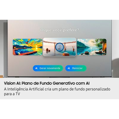 Smart TV 65 Polegadas Samsung Vision AI TV QLED 4K QN65Q7FAAGXZD Preto / Bivolt