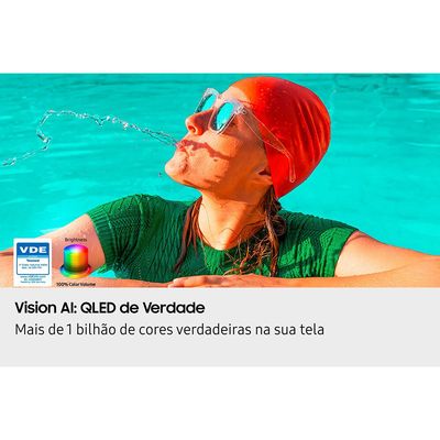 Smart TV 65 Polegadas Samsung Vision AI TV QLED 4K QN65Q7FAAGXZD Preto / Bivolt