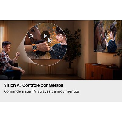 Smart TV 65 Polegadas Samsung Vision AI TV QLED 4K QN65Q7FAAGXZD Preto / Bivolt