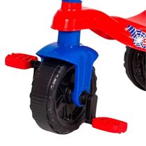 Carrinho De Passeio Com Pedal Triciclo Spider Com Haste