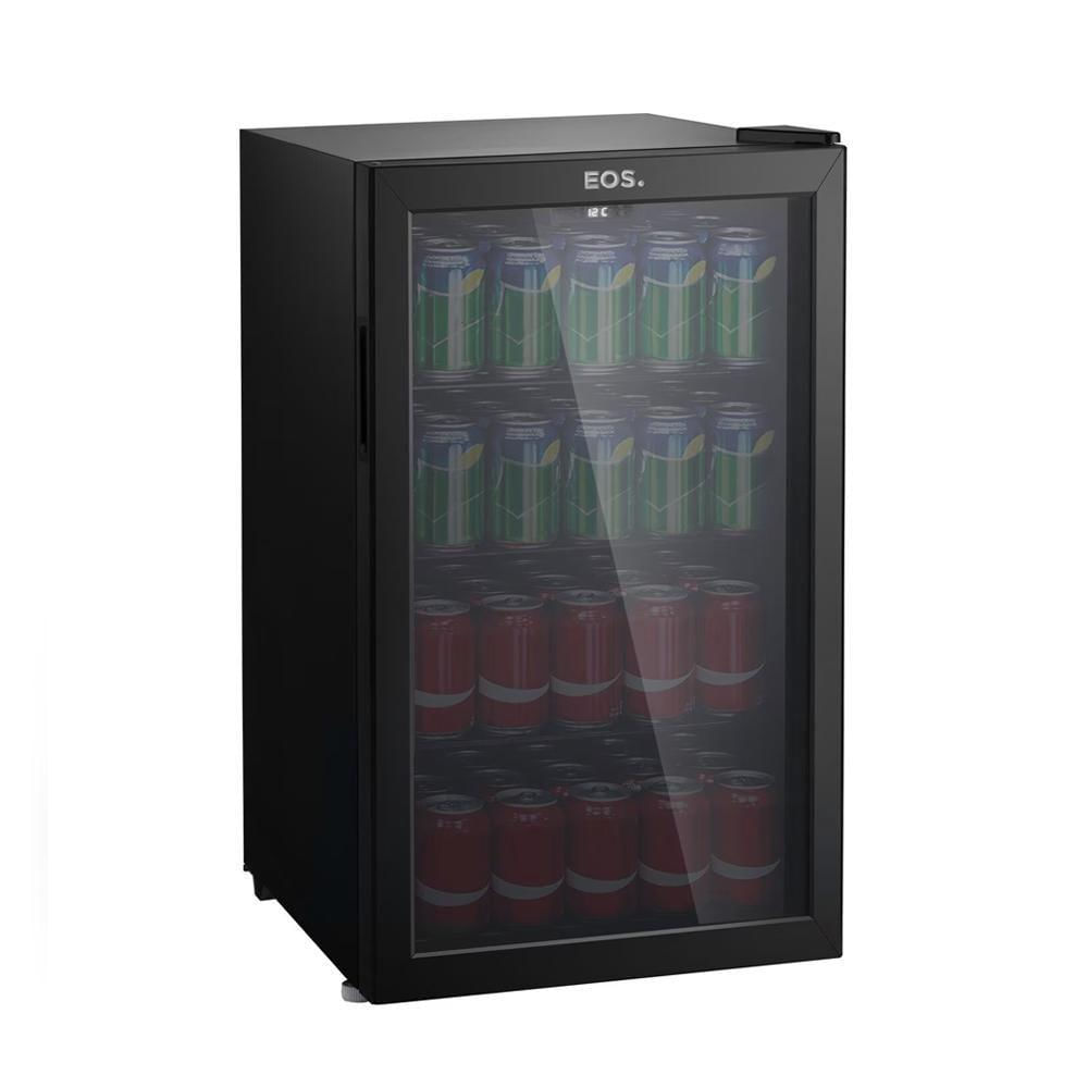 Geladeira/refrigerador 124 Litros 1 Porta Preto Eco Gelo - Eos - 110v - Eev120p