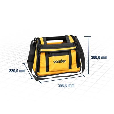 Bolsa em lona para ferramentas 39cm x 22cm x 30cm BL 050 VONDER