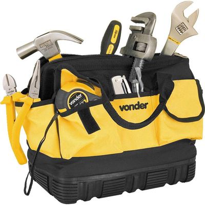 Bolsa em lona para ferramentas 32cm x 19cm x 28cm BL 010 VONDER