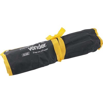 Jogo de chaves estrela 6 mm a 32 mm cromadas com 12 peças VONDER