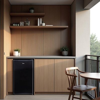 Frigobar Midea Inverter 93L MDRD142FGD303 Preto Bivolt