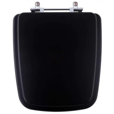 Tampa De Vaso Sanitario Poliester Boss Matte Black Preto Fosco Para Vaso Incepa