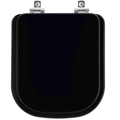 Assento Sanitário Soft Close Axis ébano (preto) Para Vaso Deca