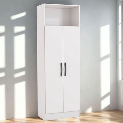 Armario Multiuso 2 Portas 167x57 Cm N408 Kappesberg Branco