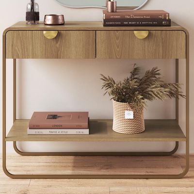 Balcao Buffet E Aparador 135 Cm Organica Artesano Hanover Dourado