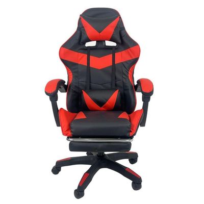 Cadeira Gamer Stillus Ergonômica Com Apoio Para Os Pés - Vermelho