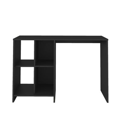 Escrivaninha - Mesa Para Notebook Matrix Preto E 4 Nichos - Artely