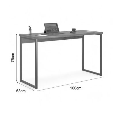 Mesa Home Office Escrivaninha Industriale 1,00 Montana