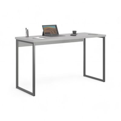 Mesa Home Office Escrivaninha Shine 1,00 Cinza