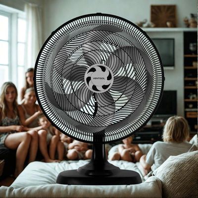 Ventilador Ventisol De Mesa Oscilante Turbo 50 Cm 220V