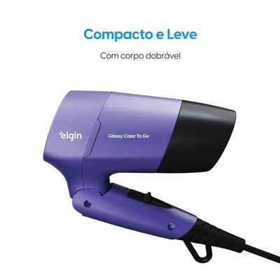 Secador Glossy Color Dobrável 2 Temperaturas 1.200W SECT0 Bivolt
