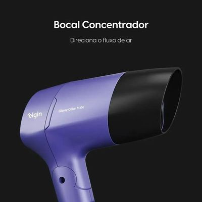 Secador Glossy Color Dobrável 2 Temperaturas 1.200W SECT0 Bivolt