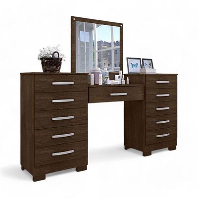 Conjunto Para Quarto De Cômodas E Penteadeira Pétala Malbec