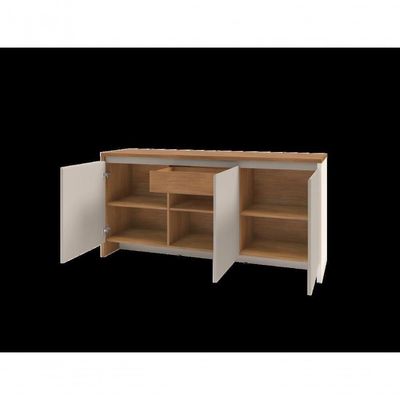 Buffet Sevilla 3 Portas C- Gaveteiro Cedro-off White