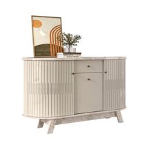 Buffet Monza Com Pés Calacata-off-white