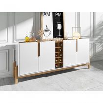 Buffet 4 Portas C- Prateleiras Lizz 1,90 Branco-cedro