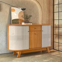 Buffet Monza Com Pés Cinamomo-off-white