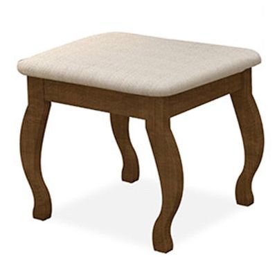 Banqueta Com Almofada Seul Malbec - Luapa