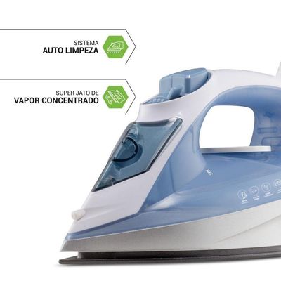 Ferro A Vapor Philco 245ml PFV40 Base Antiaderente 110V