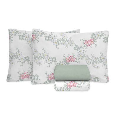 Jogo de Cama Queen Size 200 Fios Fiori - Íris (7485)