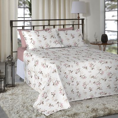 Jogo de Cama Queen Size 300 Fios Nova América - Antonela (7902)