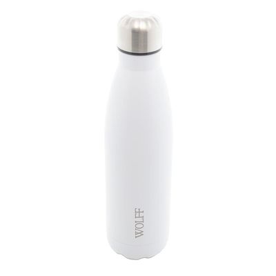 Garrafa Térmica Wolff Ice em Aço Inox com Parede Dupla Branca - 500ml Branco