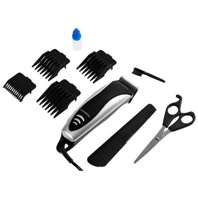 Máquina De Cortar Cabelo Mondial Cr-02 Preto/prata 110v 110V