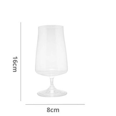 Taça De Cerveja Cristal Ecológico 380ml 16x8cm