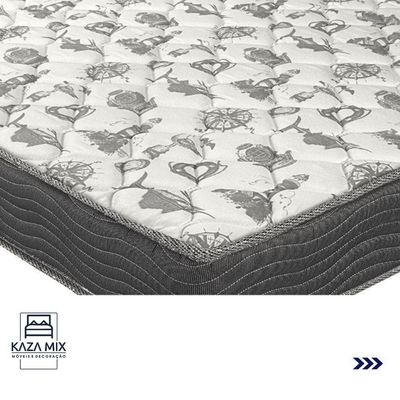 Cama Ortobom D33 Solteiro Com Box Baú Bege Iso100 Branco