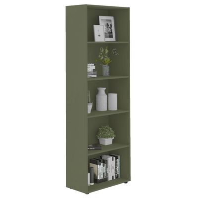 Estante Livreiro 5 Prateleiras 180x60 Cm Menta Arly Menta