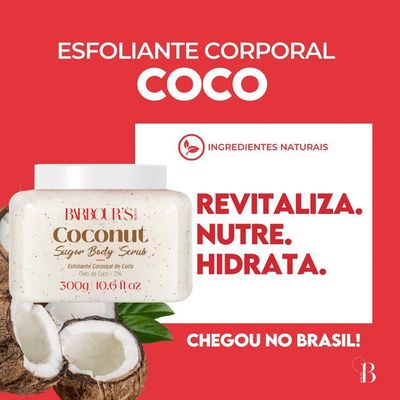 Barbour's Beauty Coconut Sugar Body Scrub - Esfoliante Corporal 300g