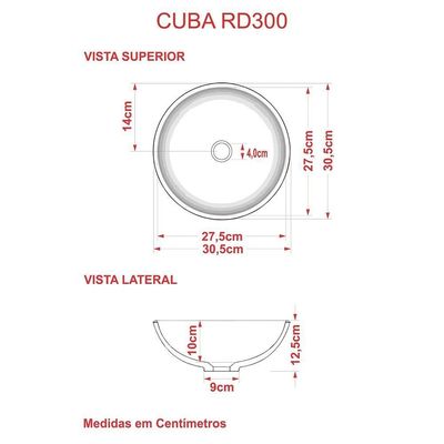 Conjunto Balcão C-cuba R30 E Espelheira Soft 600 Snow C-branco Chess Snow C-preto ônix