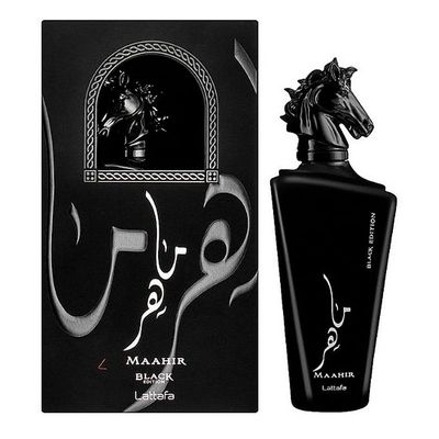 Lattafa Maahir Black Edition Eau De Parfum - Perfume Unissex 100ml 100ml