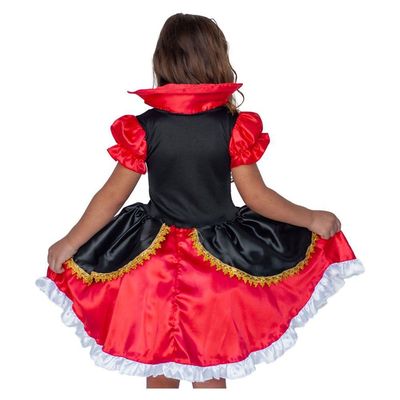 Fantasia Rainha De Copas Infantil Tamanho M