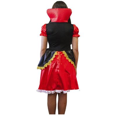 Fantasia Rainha De Copas Infantil Tamanho M