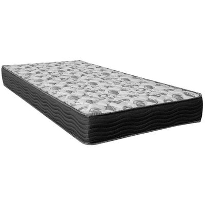 Cama Box Baú Marrom E Colchão Iso100 Espuma D33 Solteiro Ortobom