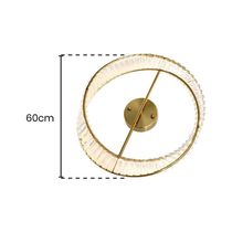 Plafon Skylight Domino 4021 Dourado Led 60cm Bivolt Dourado-transparente