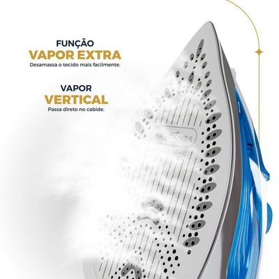 Ferro De Passar A Vapor Britânia 320ml Base Cerâmica  110V