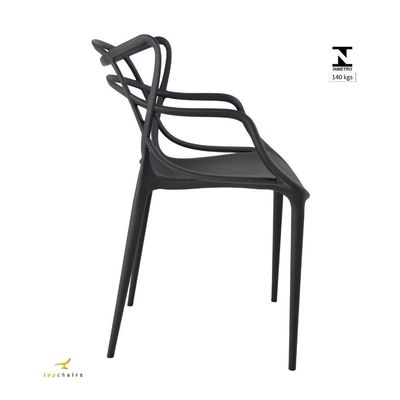 Kit 4 Cadeiras Allegra Com Acabamento Premium E Durável preto