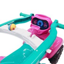 Quadriciclo Infantil God Girl Rosa Com Haste Para Empurrar