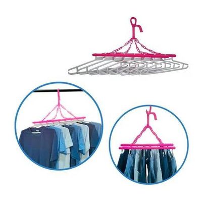 Varal Premium Com 8 Cabides Para Pendurar Camisa E Camiseta