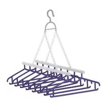 Varal Premium Com 8 Cabides Para Pendurar Camisa E Camiseta