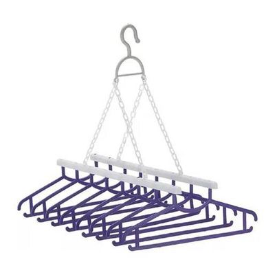 Varal Premium Com 8 Cabides Para Pendurar Camisa E Camiseta