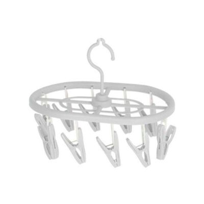 Varal Oval Com 10 Prendedores Para Meias E Roupas íntimas